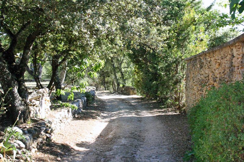 Luberon, in the heart of brushy ground, top hill, ancient converted relay post on a 6 hectares plot